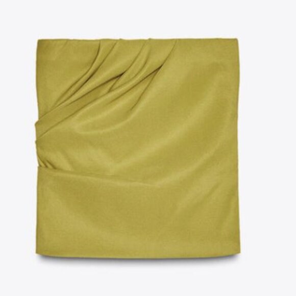 *NWT* Zara STRETCH BANDEAU TOP Mustard, Size Small - Picture 4 of 5